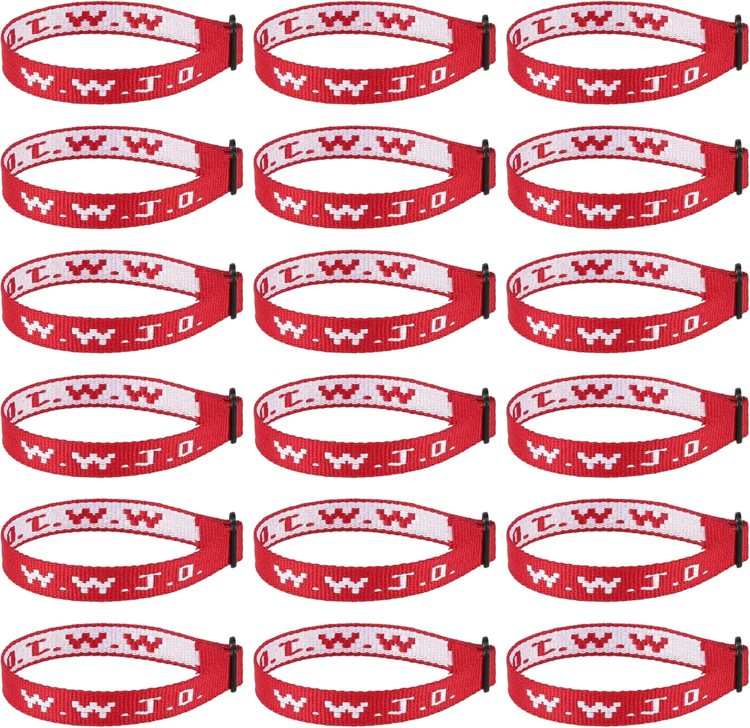 18PCS WWJD Christian Bracelet Pack for Women Men, Jesus Gifts Bracelets Bulk, WWJD Bracelets - What Would Jesus Do Bracelet