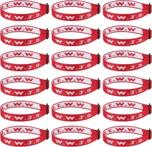 18PCS WWJD Christian Bracelet Pack for Women Men, Jesus Gifts Bracelets Bulk, WWJD Bracelets - What Would Jesus Do Bracelet