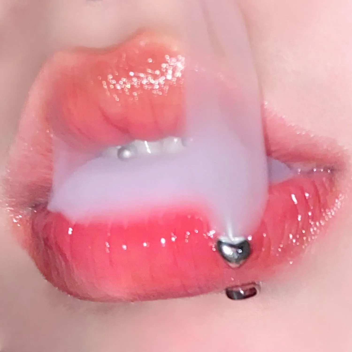 2Pcs 16G Heart Snake Bite Jewelry for Women 316L Surgical Steel Labret Lip Rings 8/10/12mm Hoops Lip Piercing Jewelry