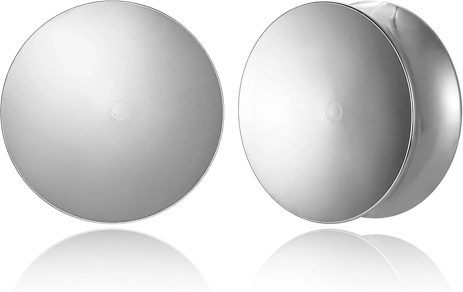 2PCS 8mm-25mm (0G-1") Concave Ear Gauges Ear Plugs Gauges Tunnels for Stretched Ears Hypoallergenic 316 Stainless Steel Ear Body Piercing Jewelry for Women Men