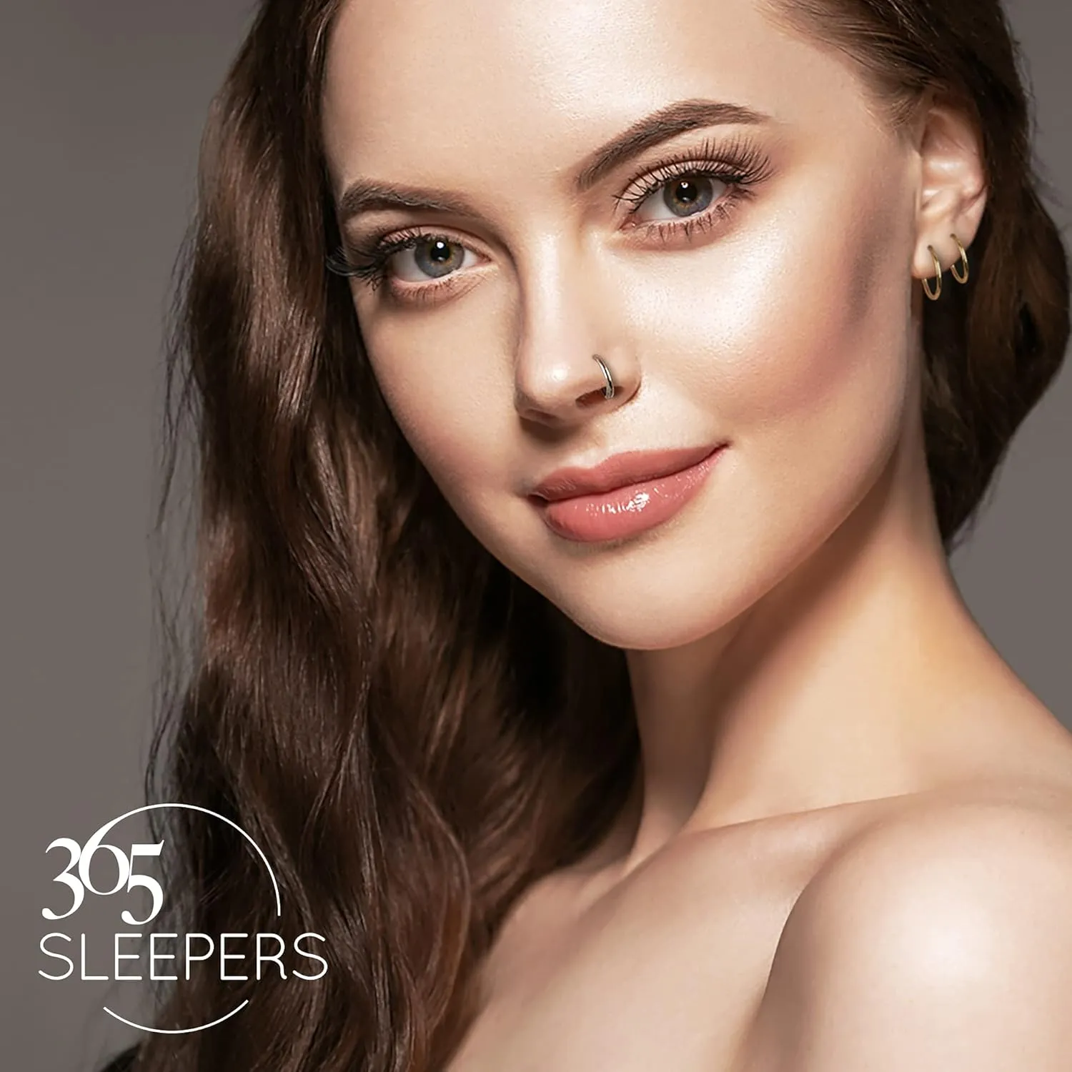 365 SLEEPERS 2PCS Titanium Implant Grade 20G Septum Jewelry Hinged Segment Ring Body Piercing Hoop Lip Rings Helix Cartilage Rook Sleeper Earrings Nickel Free Hypoallergenic 6mm  10mm