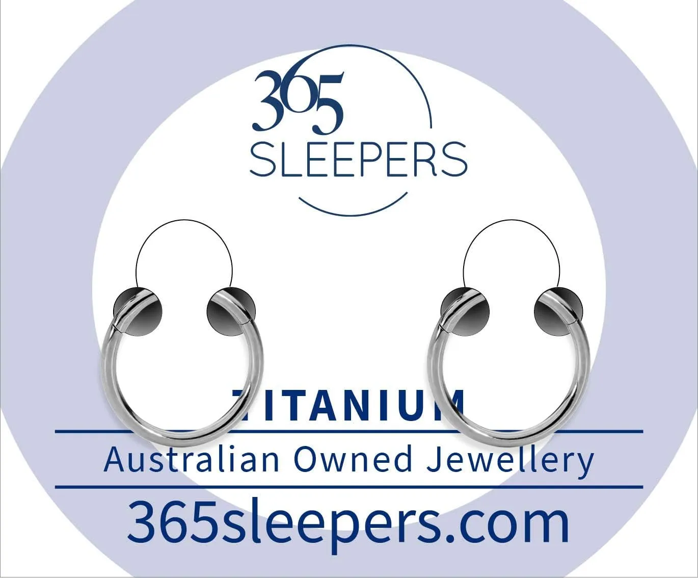 365 SLEEPERS 2PCS Titanium Implant Grade 20G Septum Jewelry Hinged Segment Ring Body Piercing Hoop Lip Rings Helix Cartilage Rook Sleeper Earrings Nickel Free Hypoallergenic 6mm  10mm