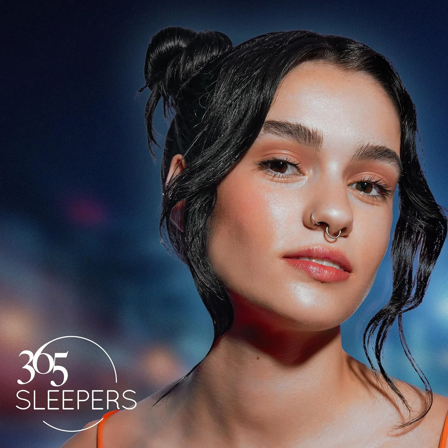 365 Sleepers 316L Surgical Steel Hypoallergenic 16G Twist Septum Jewelry Hinged Segment Ring Body Piercing Hoop Lip Rings Helix Cartilage Rook Sleeper Earrings 8mm  10mm