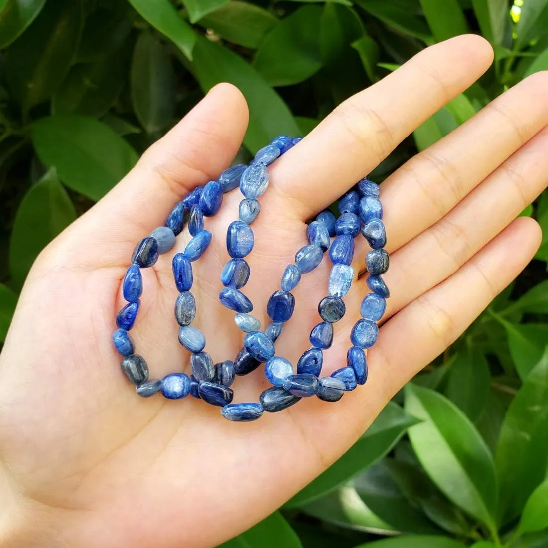 Adabele 1pc Natural Stretch Gemstone Bracelet 5mm-10mm Free Form Bead 7 Inch 7.5 Inch Healing Crystal Engergy Quartz Chakra Jewelry Women Birthday Gift