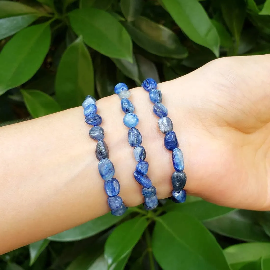 Adabele 1pc Natural Stretch Gemstone Bracelet 5mm-10mm Free Form Bead 7 Inch 7.5 Inch Healing Crystal Engergy Quartz Chakra Jewelry Women Birthday Gift