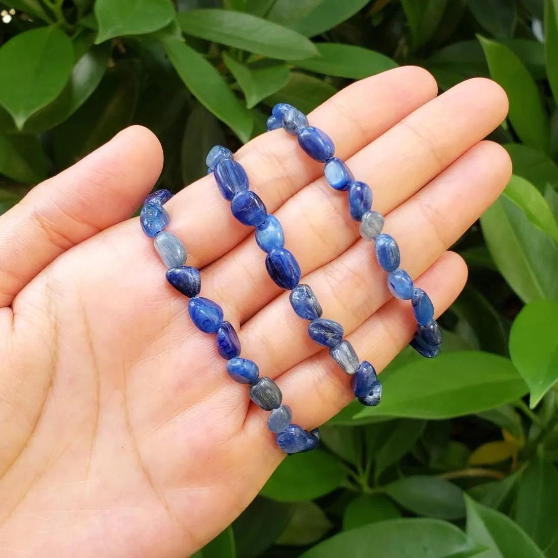 Adabele 1pc Natural Stretch Gemstone Bracelet 5mm-10mm Free Form Bead 7 Inch 7.5 Inch Healing Crystal Engergy Quartz Chakra Jewelry Women Birthday Gift