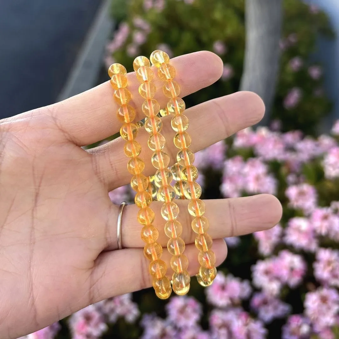 Adabele 1pc Natural Stretch Gemstone Bracelet 6mm (0.24 Inch) Bead 7" 7.5" 8 inch Healing Crystal Quartz Energy Chakra Jewelry Women Birthday Gift