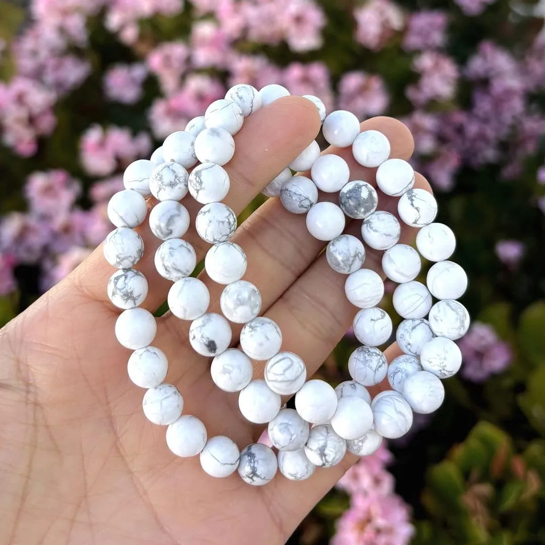 Adabele 1pc Natural Stretch Gemstone Bracelet 8mm (0.31") Bead 7" to 8.5 inch Healing Crystal Energy Quartz Chakra Jewelry Women Men Birthday Gift