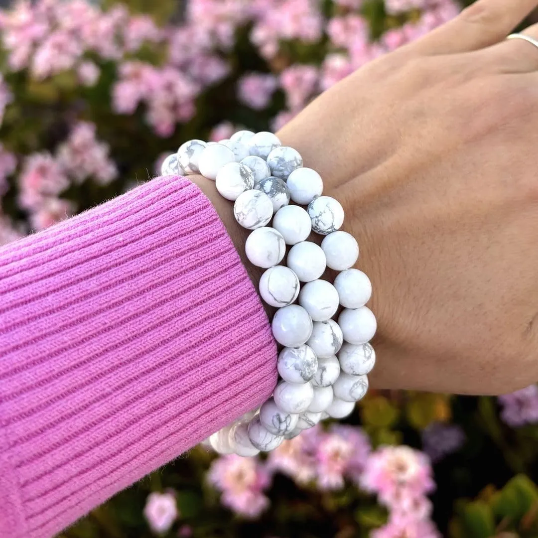 Adabele 1pc Natural Stretch Gemstone Bracelet 8mm (0.31") Bead 7" to 8.5 inch Healing Crystal Energy Quartz Chakra Jewelry Women Men Birthday Gift