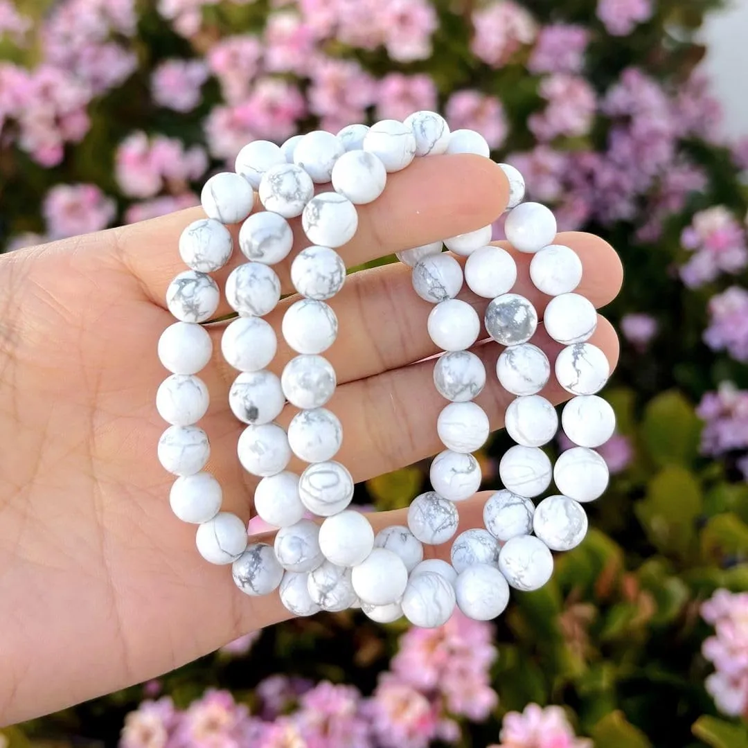 Adabele 1pc Natural Stretch Gemstone Bracelet 8mm (0.31") Bead 7" to 8.5 inch Healing Crystal Energy Quartz Chakra Jewelry Women Men Birthday Gift
