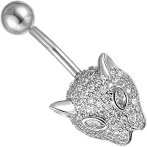 Belly Button Piercing Ring Navel Ring for Women Animal Shape Navel Jewelry