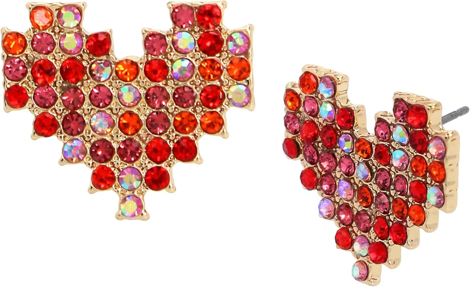 Betsey Johnson Womens Mixed Charm Earrings