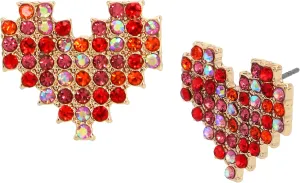Betsey Johnson Womens Mixed Charm Earrings