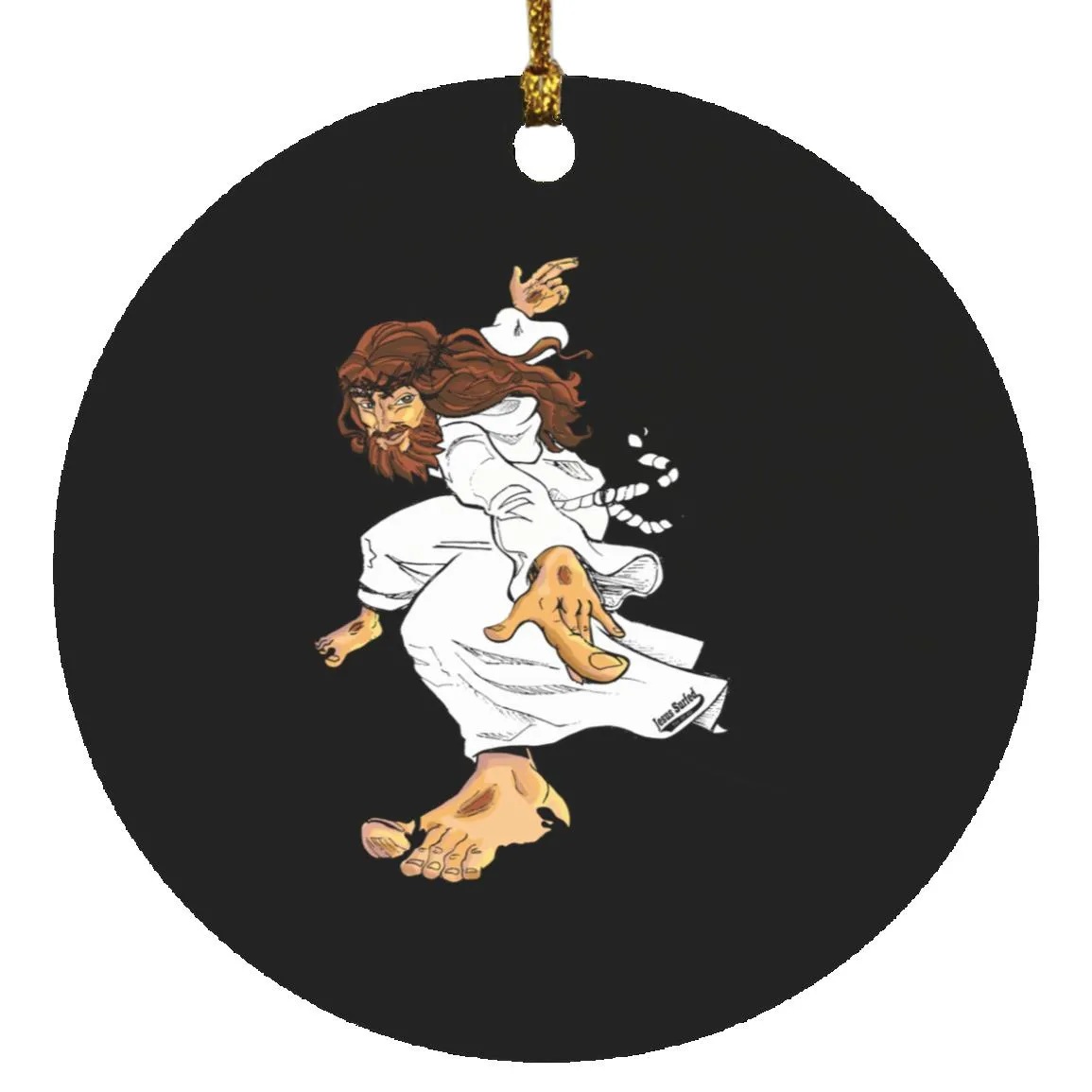 Big Jesus - Circle Ornament