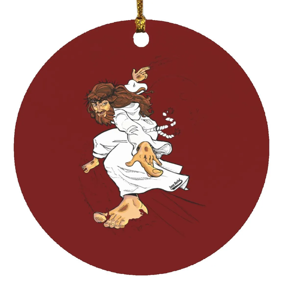 Big Jesus - Circle Ornament