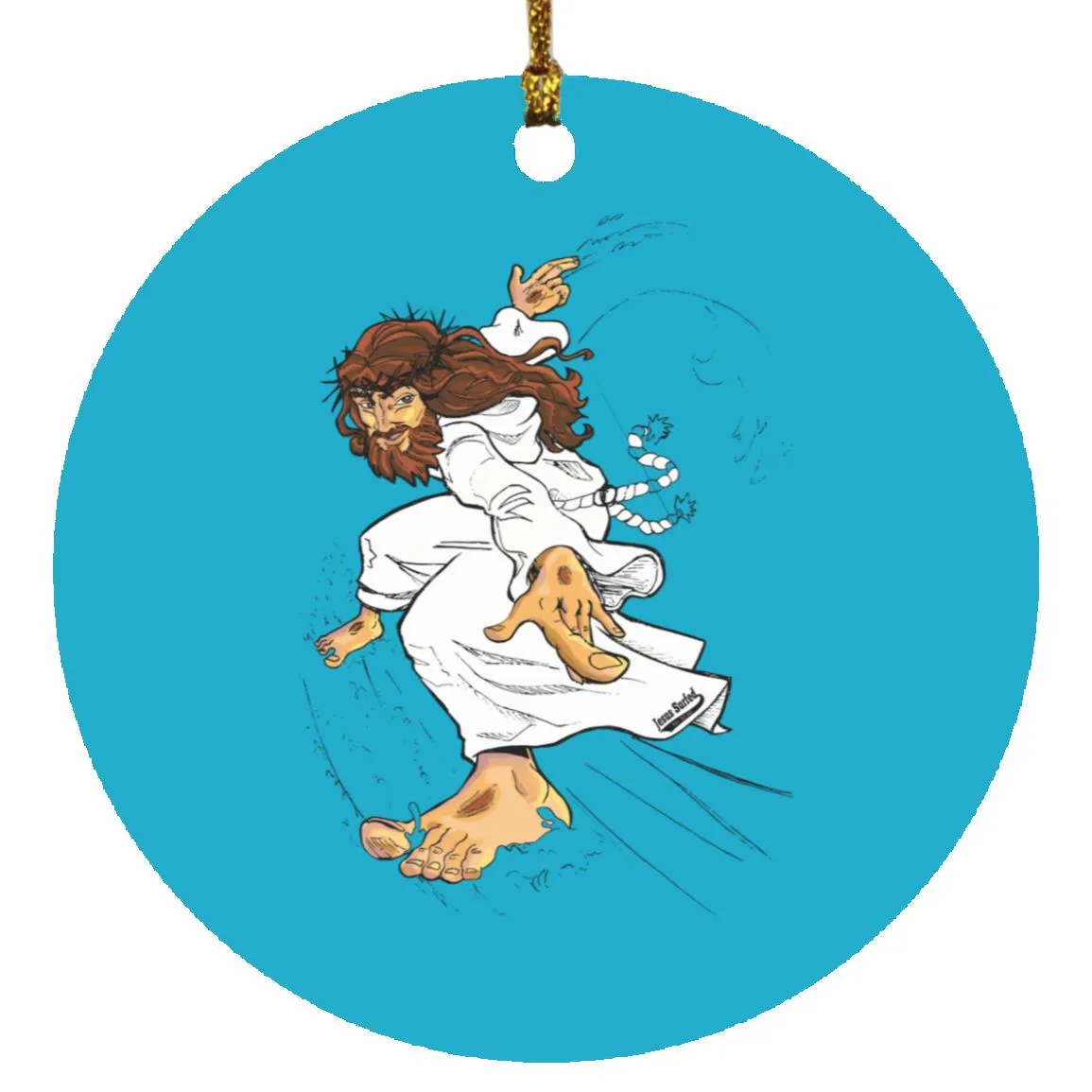 Big Jesus - Circle Ornament