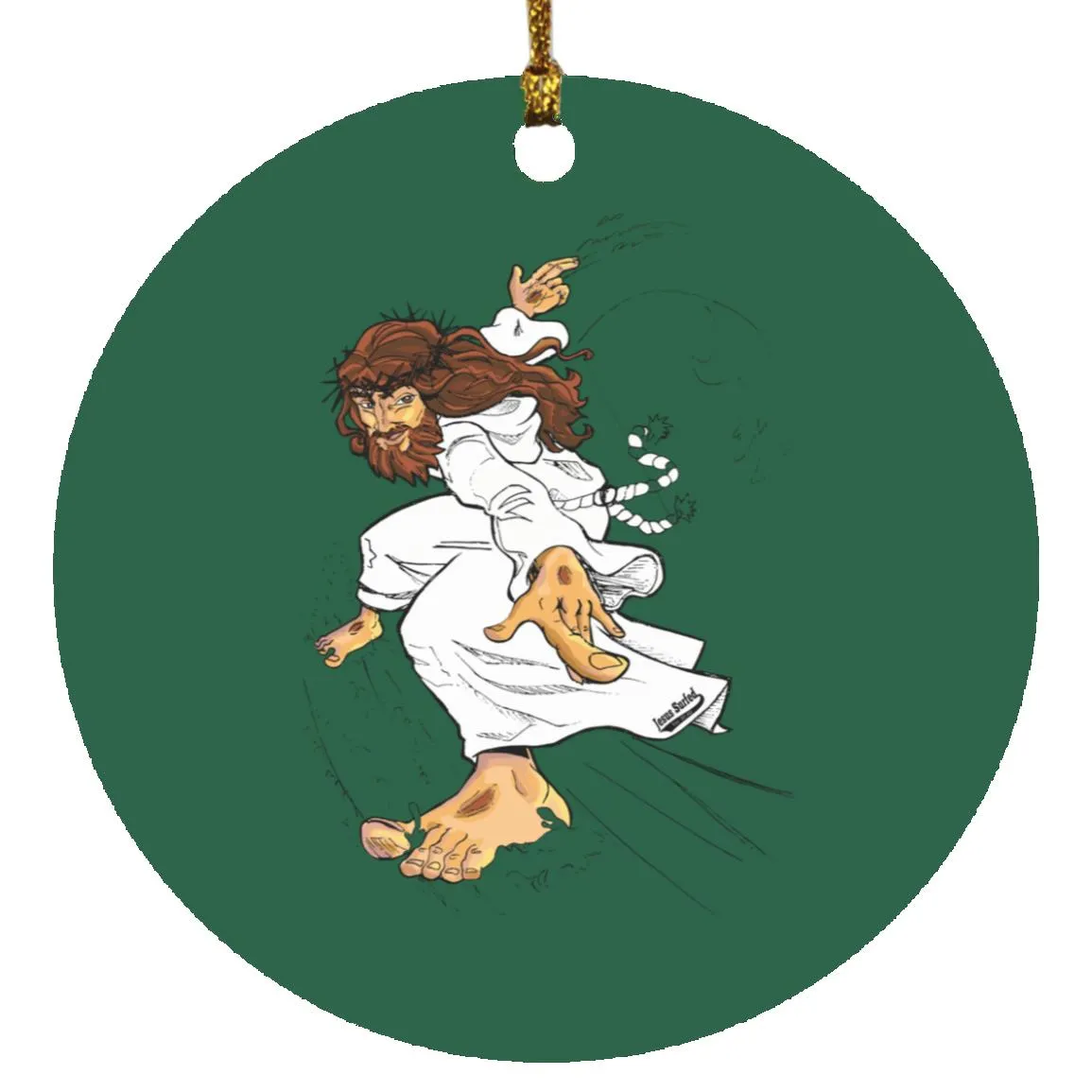 Big Jesus - Circle Ornament