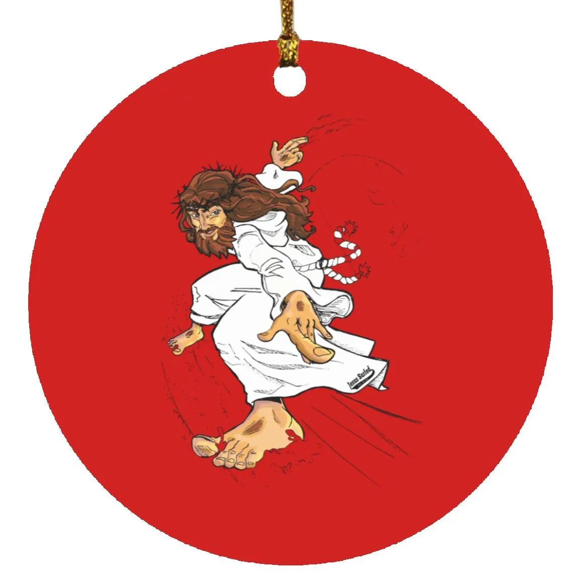Big Jesus - Circle Ornament