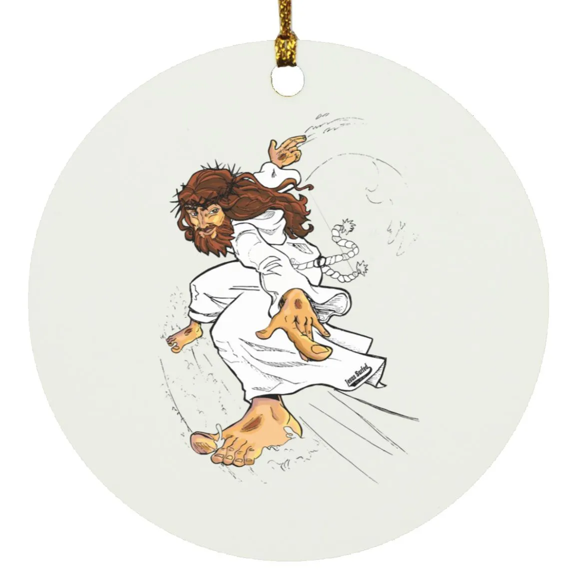 Big Jesus - Circle Ornament