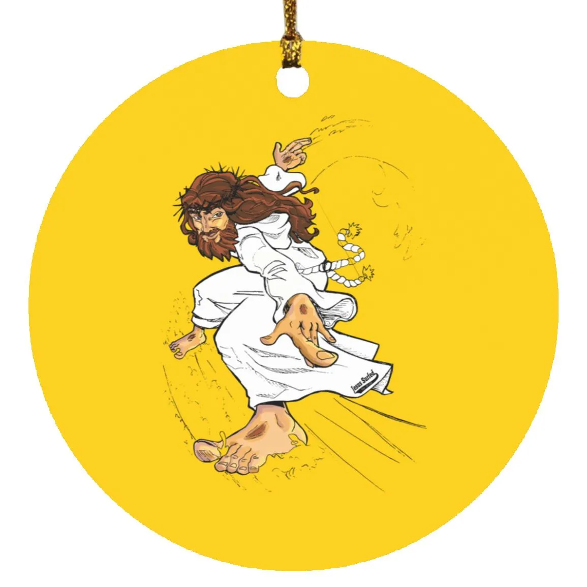 Big Jesus - Circle Ornament