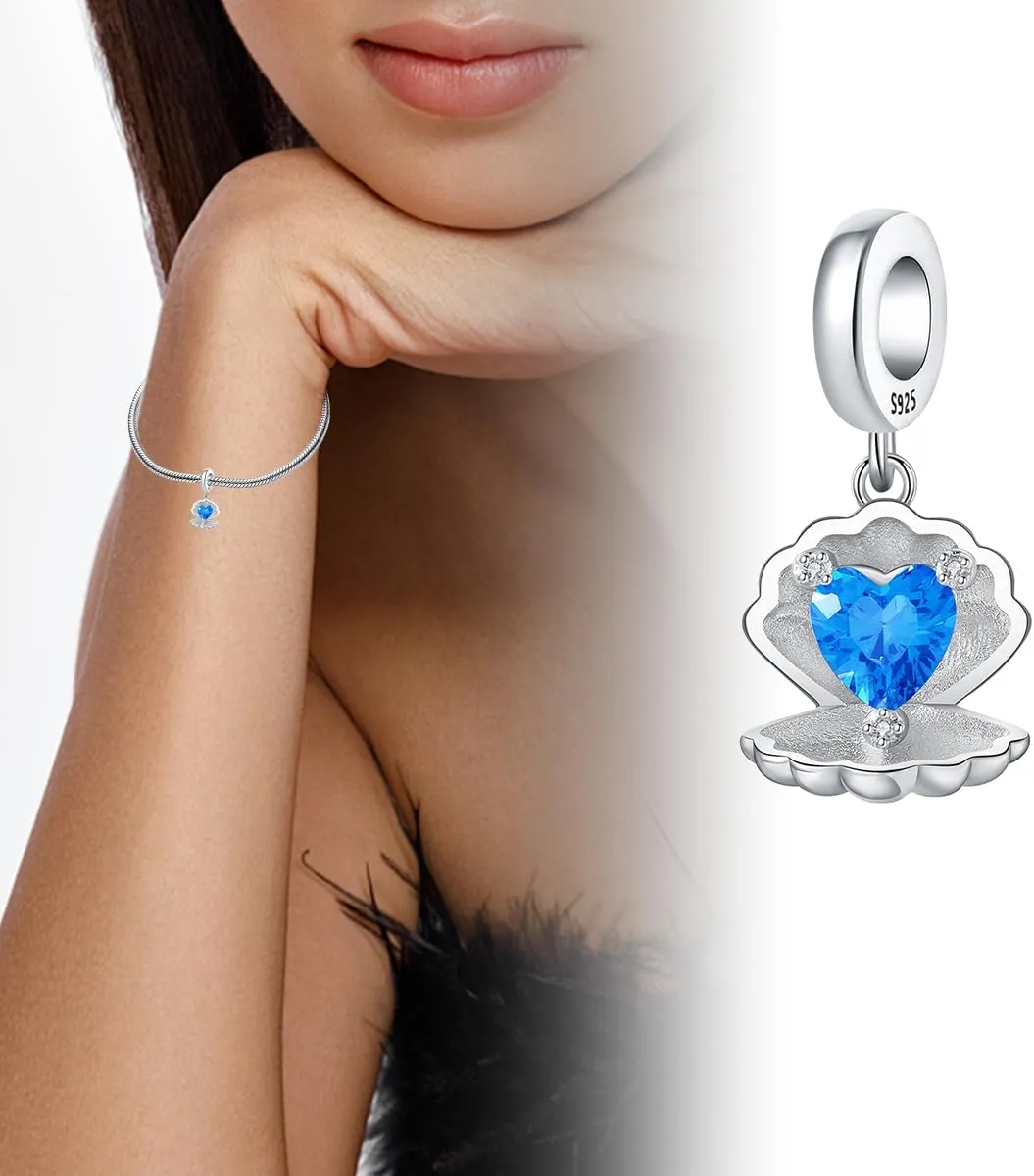 Charm Fit for Pandora Bracelets Christmas Festival Heart Animals 925 Silver Bead Charms Jewelry Gift for Women and Friend