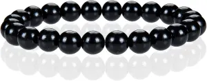Cherry Tree Collection Gemstone Beaded Stretch Bracelet 8mm Round Beads 7"