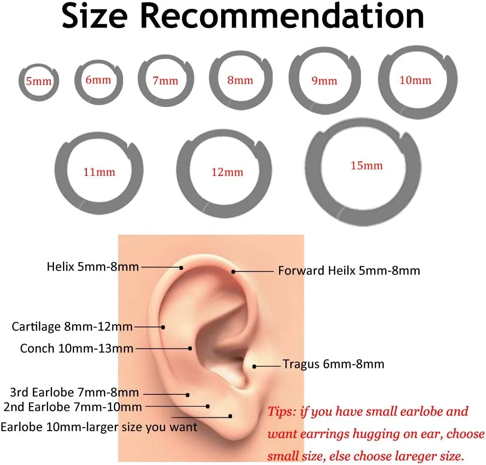 Cubic Zirconia Pave Cz Hoop Earrings Huggie Tiny Mini Small for Cartilage Sterling Silver Gold Plated 11mm 9mm 8mm 7mm Hoop Earrings