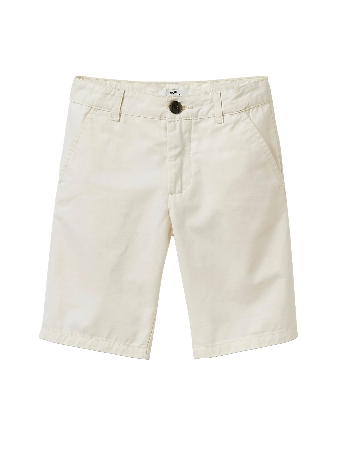 Cyrillus - Short Chino - Beige Moyen Uni - Garçon
