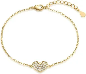Dainty Layering Bracelets for Women 18 k Gold Plated Fashion Adjustable Chunky Cuban Paperclip Link Chain Bracelets Jewelry for Women Girls Gift