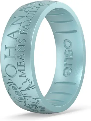 Enso Rings Disney Lilo & Stitch Silicone Ring Collection - Comfortable and Flexible Design