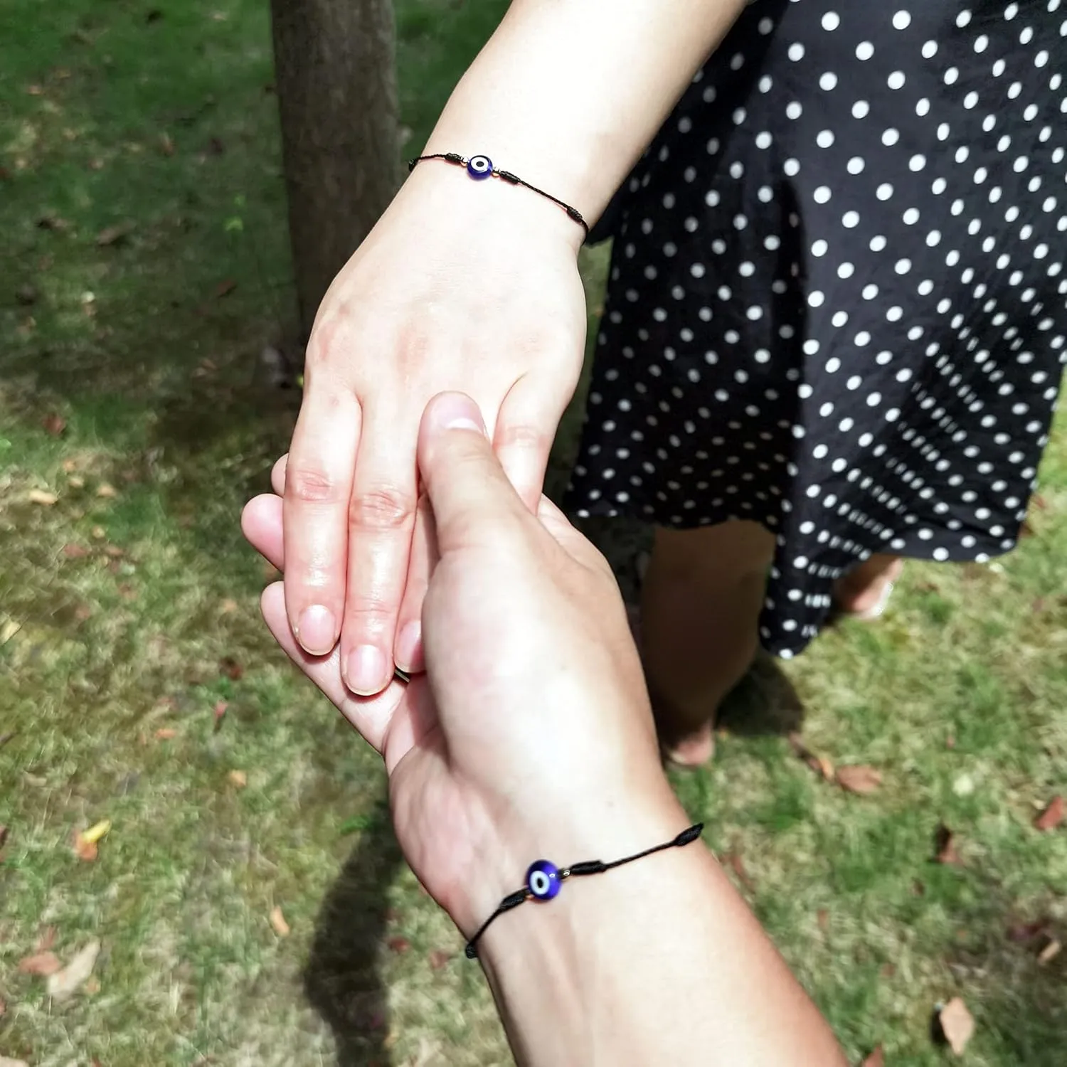 Evil Eye 7 Knot Lucky Bracelets for Women Men Adjustable Lucky Amulet Black Red String Bracelet for Protection Family Friends