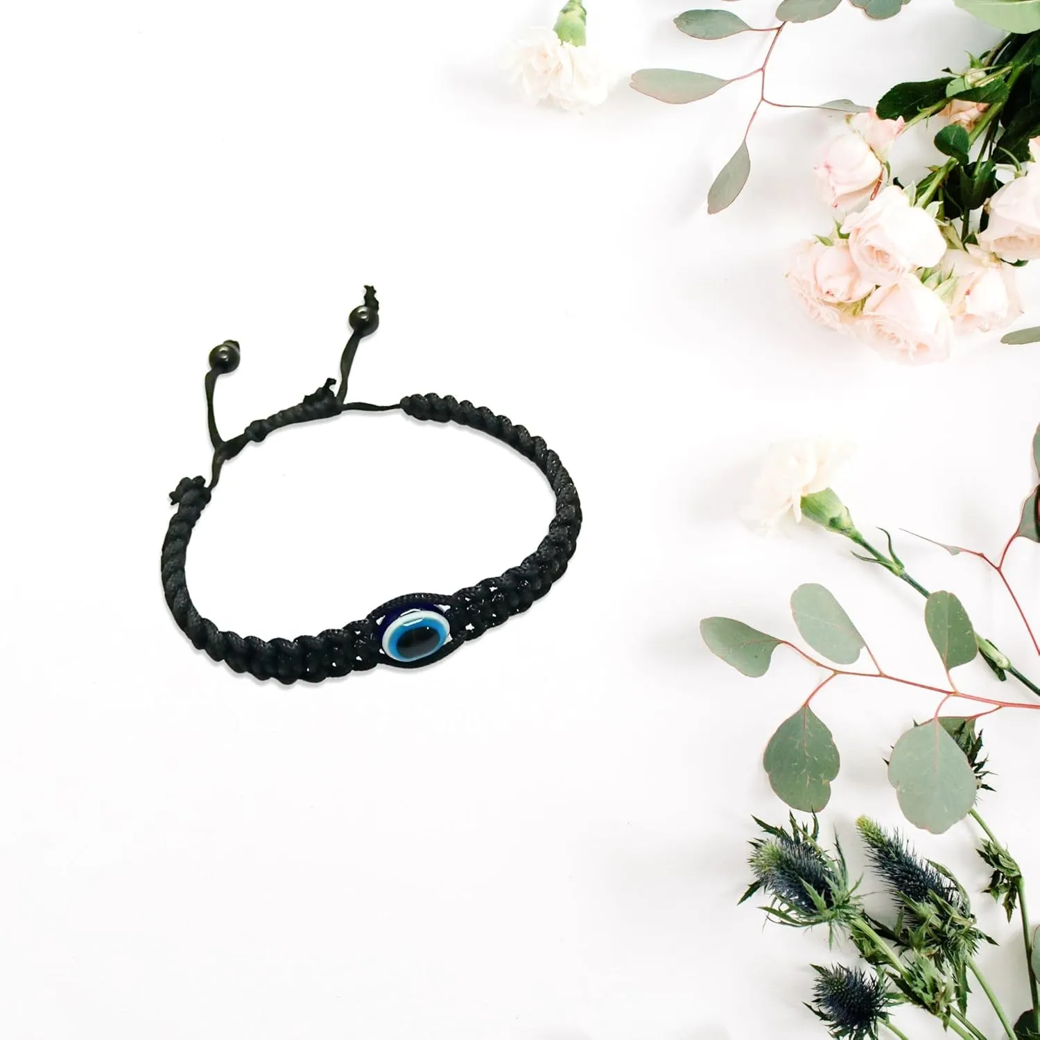 Evil Eye Bracelets for Women Men Handmade Braided Good Luck Bracelet Rope Cord Thread Friendship Adjustable String Minimalist Jewelry