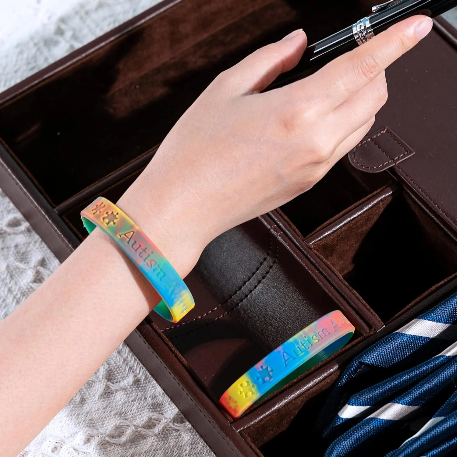 Fundraising For A Cause | Autism Awareness Silicone Bracelets  Inexpensive Aspergers & Autism Awareness Rubber Wristbands