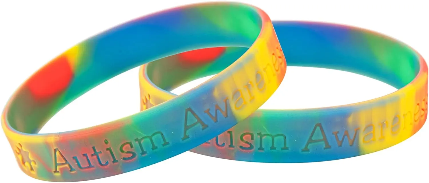 Fundraising For A Cause | Autism Awareness Silicone Bracelets  Inexpensive Aspergers & Autism Awareness Rubber Wristbands