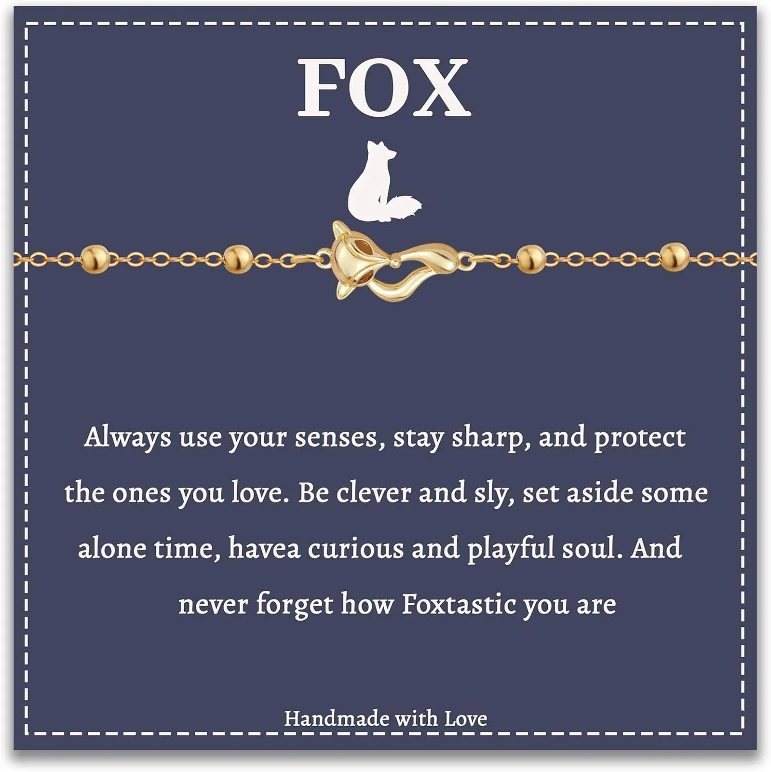 Gold Bracelets for Women 14K Gold Plated Horse/Snake/Butterfly/Fox Bracelet for Women Friendship Bracelets Birthday Retirement Inspirational Gifts for Women