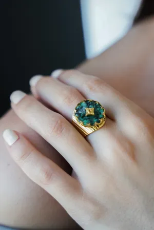 Green Stone Ring