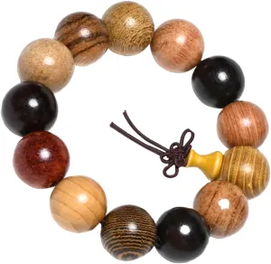 Hand Jewelry Sandalwood Buddha Bead Bracelet Prayer Beads for Men Women Wooden Bracelet