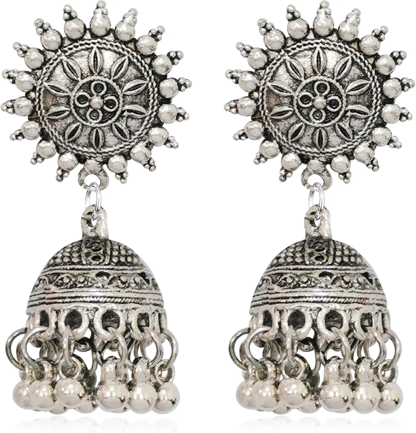 Handmade Bohemian Vintage Gold 3D Chandelier Dangle Drop Earrings Sparkly Crystal Pearl Flower Phoenix Bird Stud Earring for Women Fashion Statement Bridal Bridesmaid Wedding Jewelry Gifts