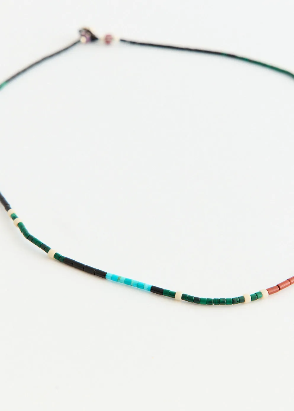 Heishi Tube Necklace