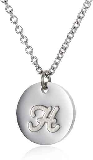 HUAN XUN Gold Silver Initial Disc Necklace Best Jewelry Gifts for Mother Personalized Letter Pendant Initial Necklaces Jewelry Gifts for Women Girls