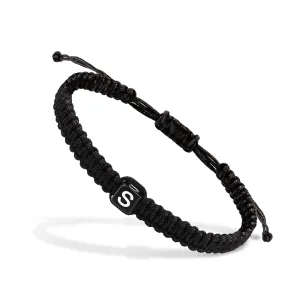 Initial Bracelet Handmade Bracelets Initial S Letter Bracelets for Teen Girls Women Letter Charm Mens Initial Bracelet Rope Braided Jewelry Birthday Gifts for Men