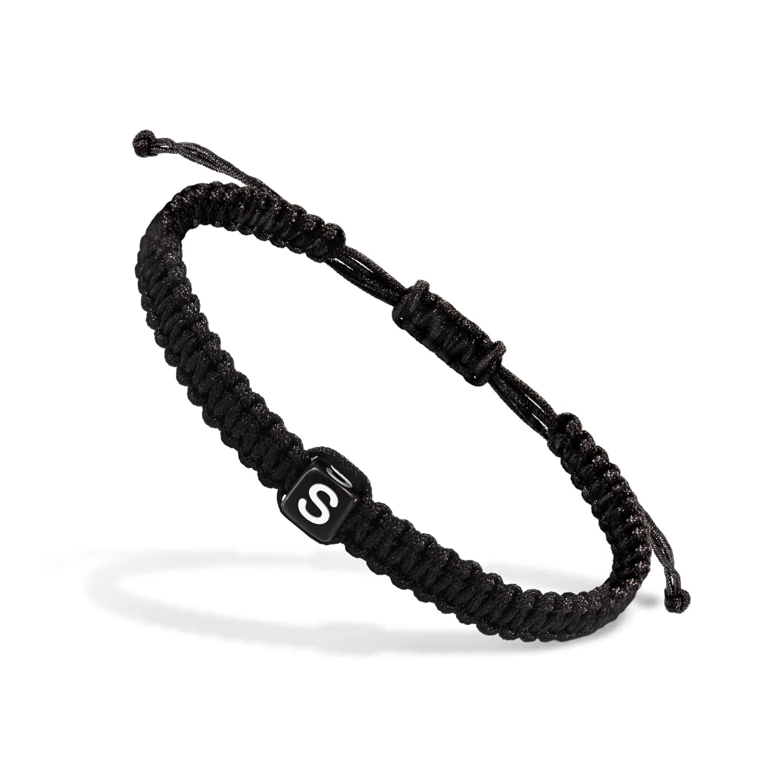 Initial Bracelet Handmade Bracelets Initial S Letter Bracelets for Teen Girls Women Letter Charm Mens Initial Bracelet Rope Braided Jewelry Birthday Gifts for Men