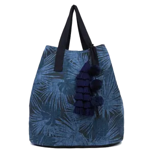 JADEtribe Palm Pattern Tote Bag