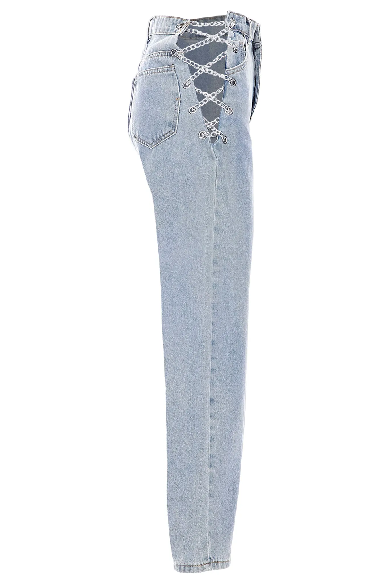 JEANS WITH CHAINS