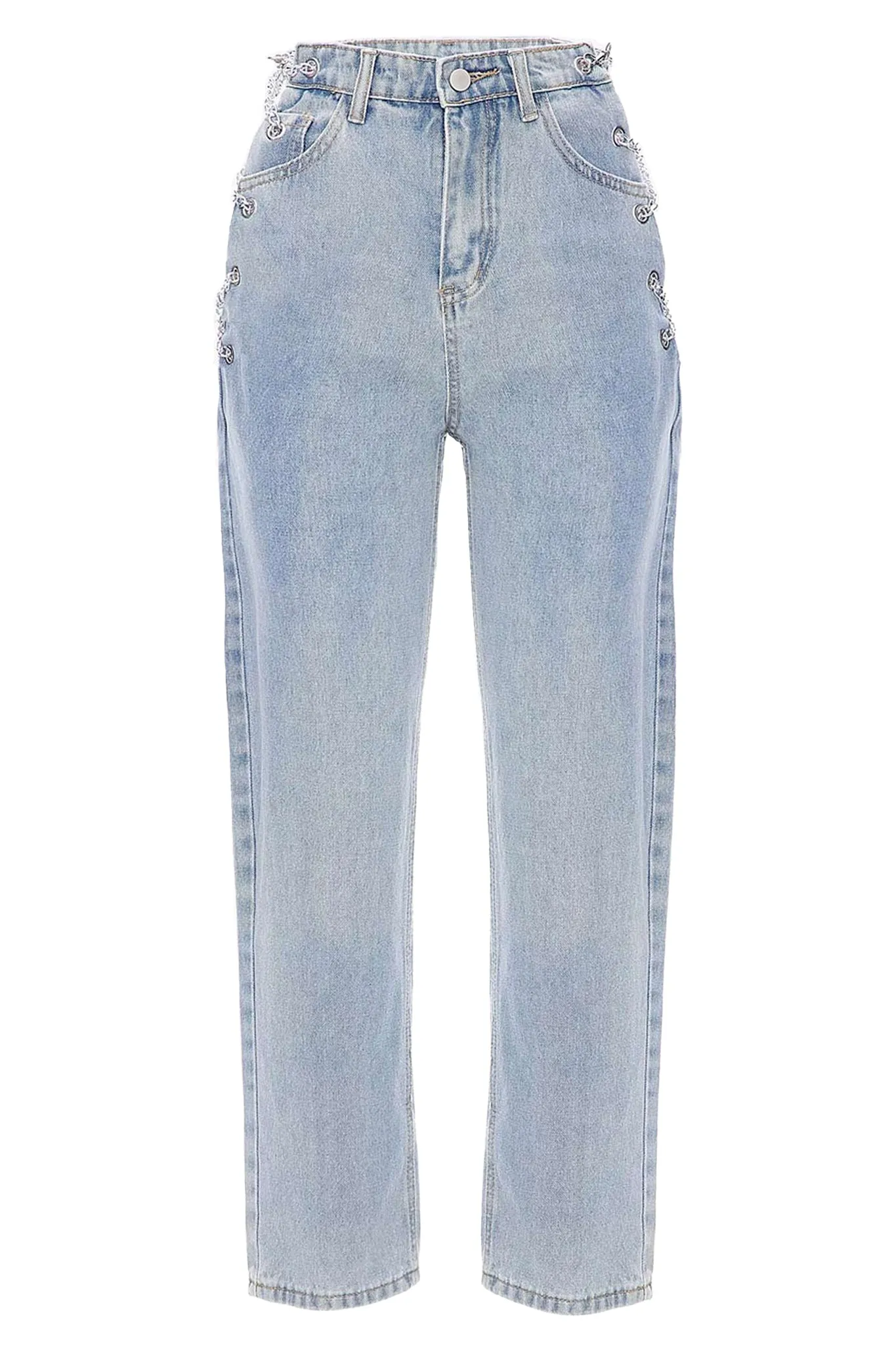 JEANS WITH CHAINS