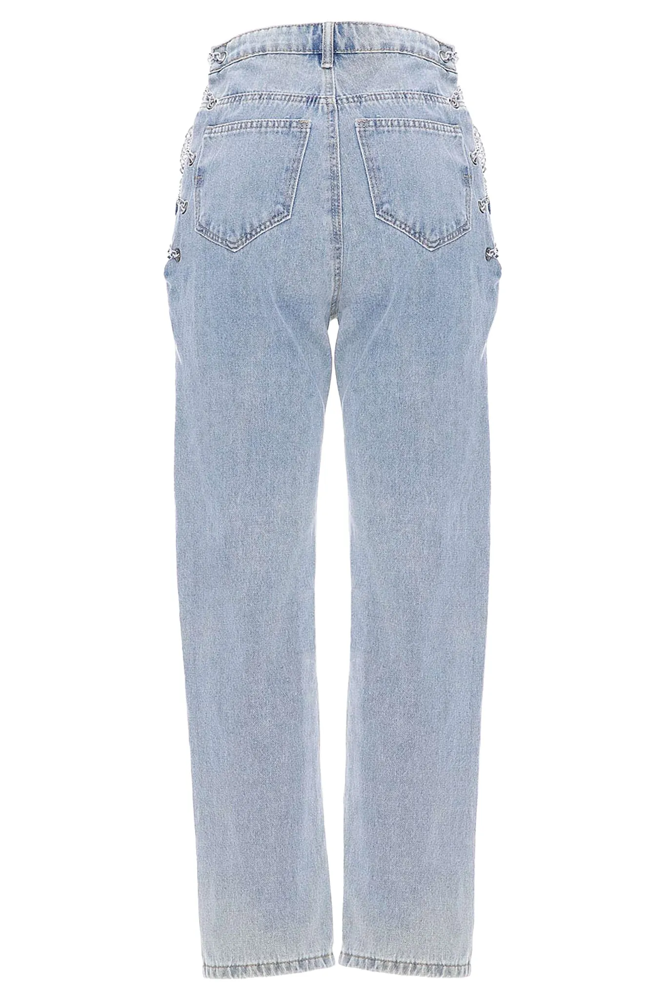 JEANS WITH CHAINS