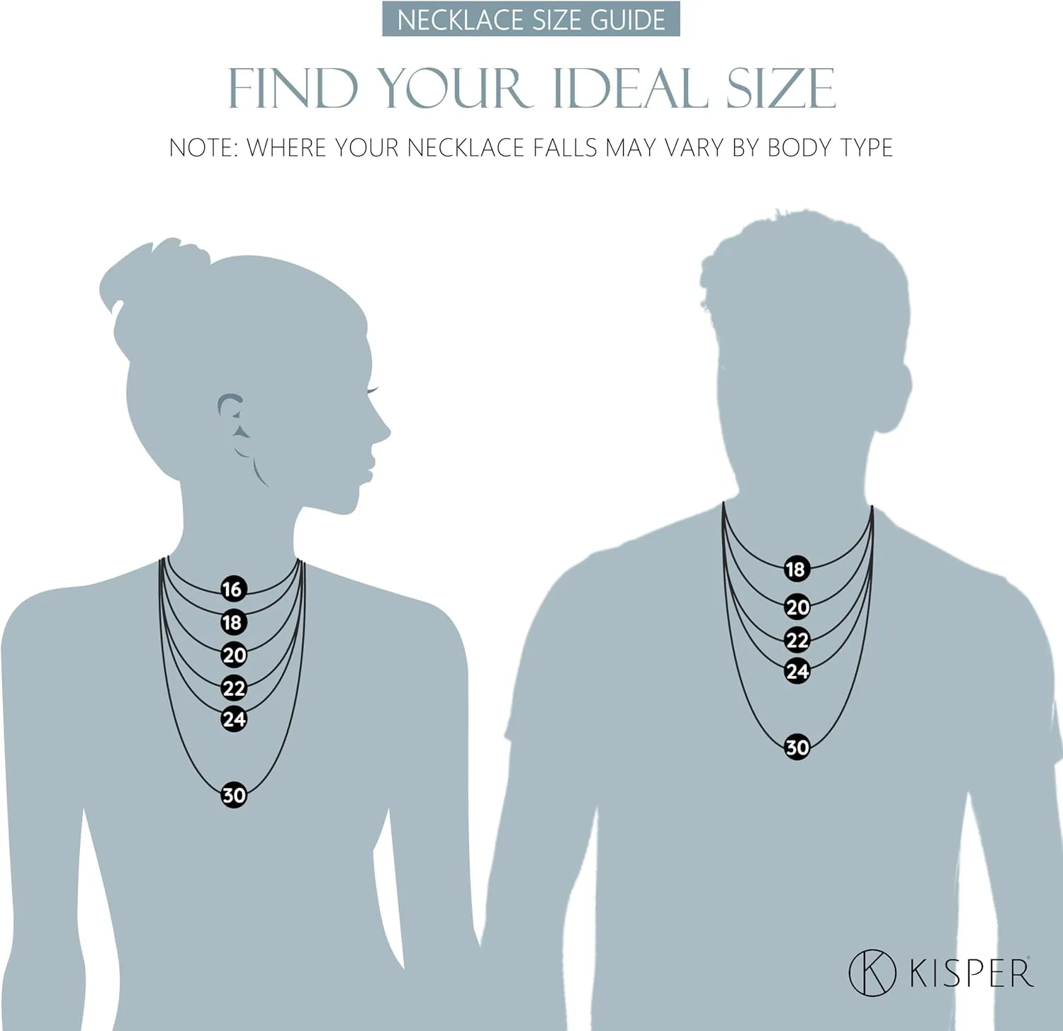 KISPER Solid 925 Sterling Diamond Cut 1.6mm Rope Chain Necklace for Women - Italian Made Durable Hypoallergenic Jewelry 16 18 20 22 24 30 Inch