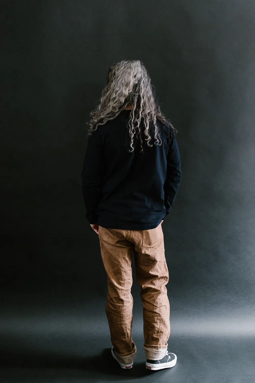 Long Sleeve Pocket T-Shirt - Indigo
