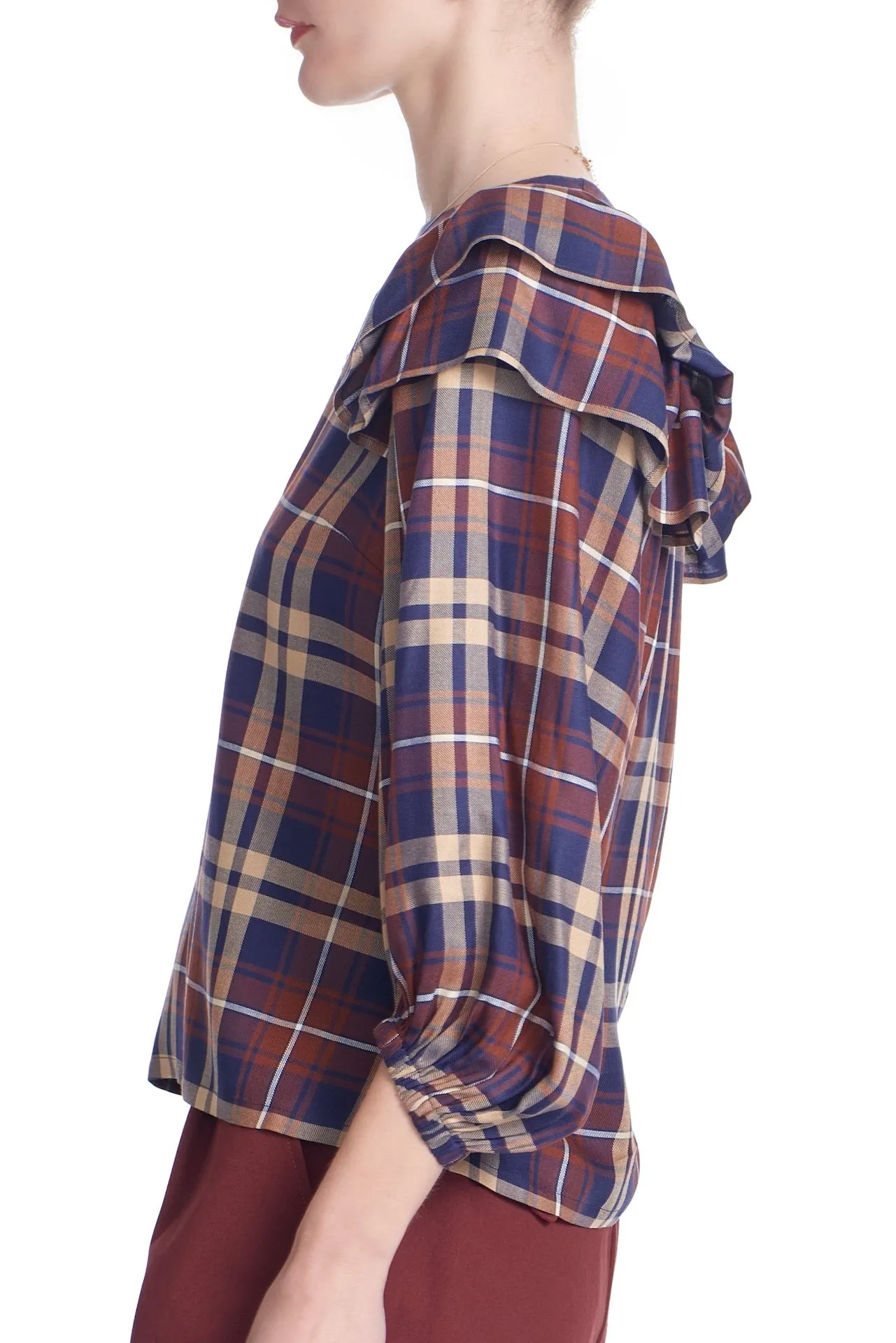 MACKENZIE TOP- Plaid