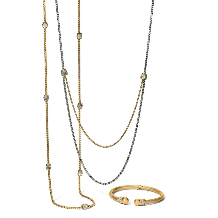 MERIDIAN OPEN HINGED BANGLE